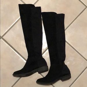 Rebel by Zigi Olaa Black Over-The-Knee boots